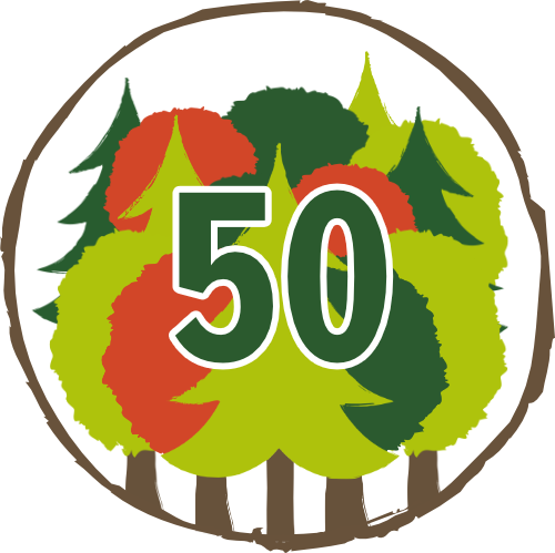 Gemeinschaftswald Paket – 50 Bäume