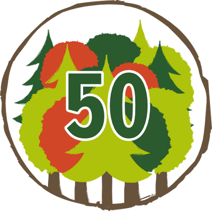 Gemeinschaftswald Paket – 50 Bäume